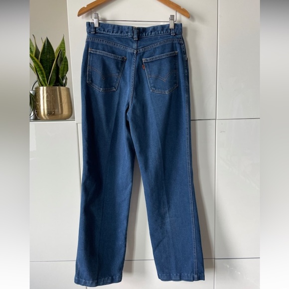 1980s Vintage Levis Orange Tab High Rise Blue Denim Jeans - Picture 8 of 8